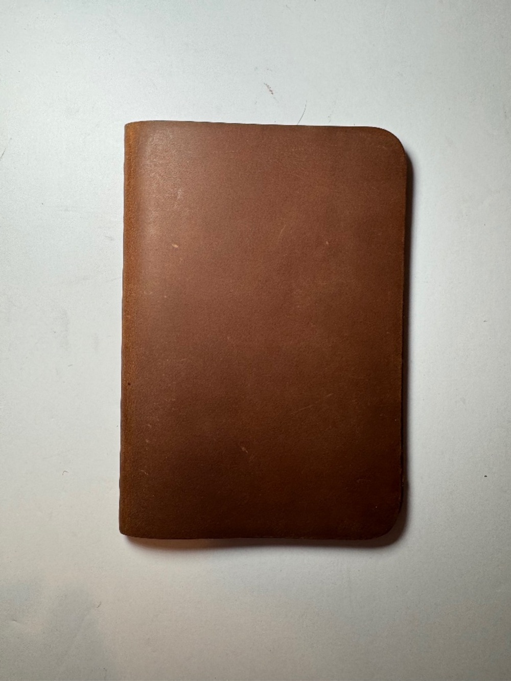Saddleback Leather Co Pocket Notebook Journal Brown Leather 5.5"x4"
